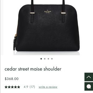 Kate Spade Black Shoulder Bag w/ tags & dust bag